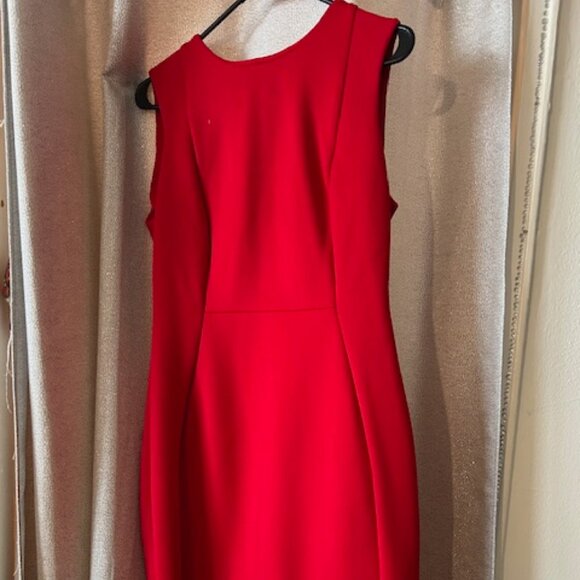 Red Women's Dress by Calvin Klein size 10 - Picture 1 of 5